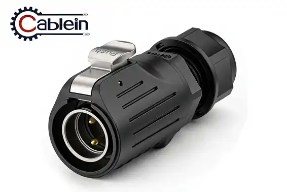 LP20 2-Pin Metal+Plastic Waterproof Cable Connector